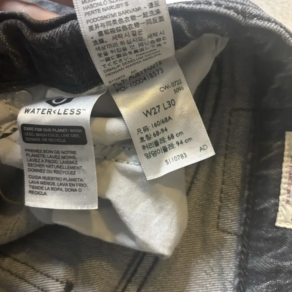 Levi’s Black 70s High Flare BIG E Zip Fly Premium Cotton Women’s Size 27 X 30 - Picture 9 of 11